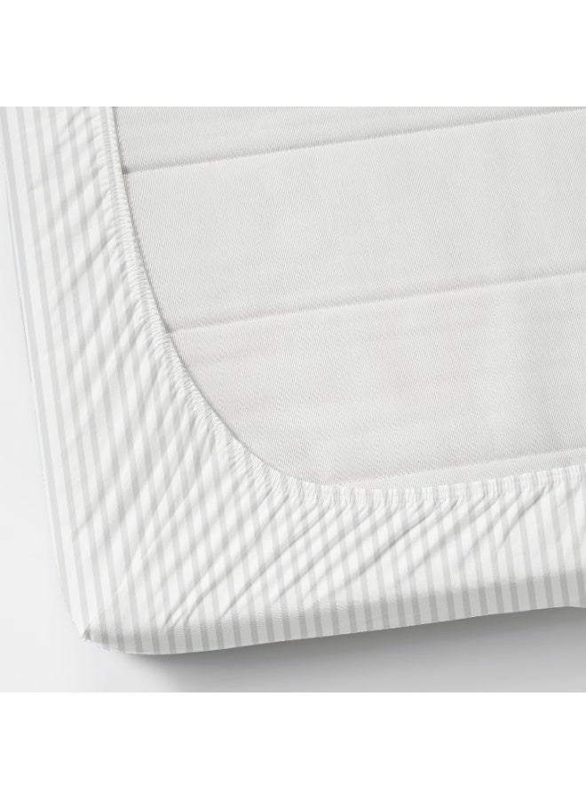 AURIO Premium Single Size Fitted Bedsheet with 1 Pillowcase – Modern Design & Pattern – Deep Pocket (90x200+25 cm, 36 x 78 + 10 inch) Soft, Breathable Microfiber Bedding for Kids & Guest Rooms - Image 5