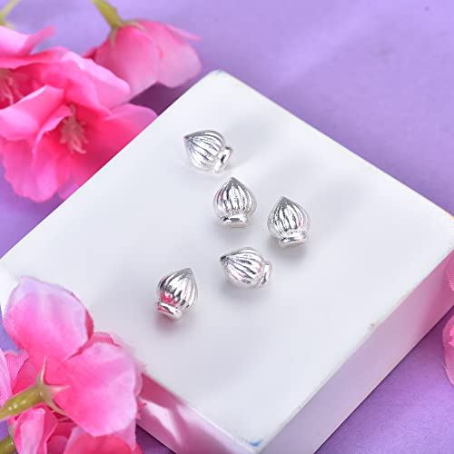 DHRUVS COLLECTION 925 Silver Modak Laddoo for Home Decoration, Pooja, Gift Purpose & Donation (5 Grams, Combo of 5) - Image 5