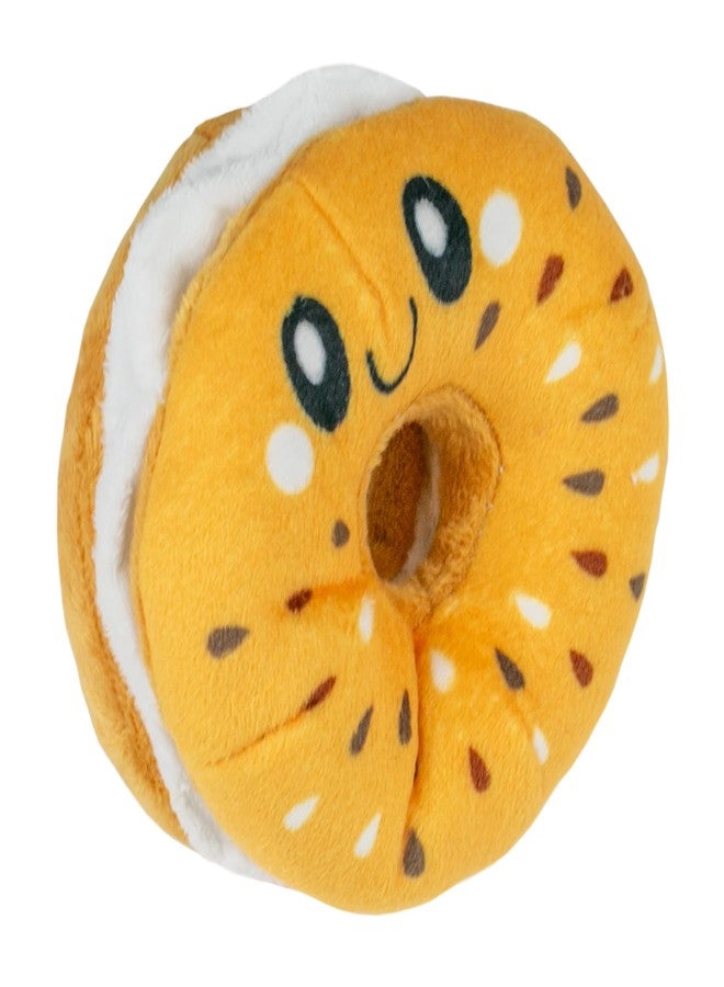 Territory Pet Bagel Hide-and-Treat Plush Squeaky Toy for Dogs | Hide Small Treats and Kibble for Rewarding Fun! - Image 3