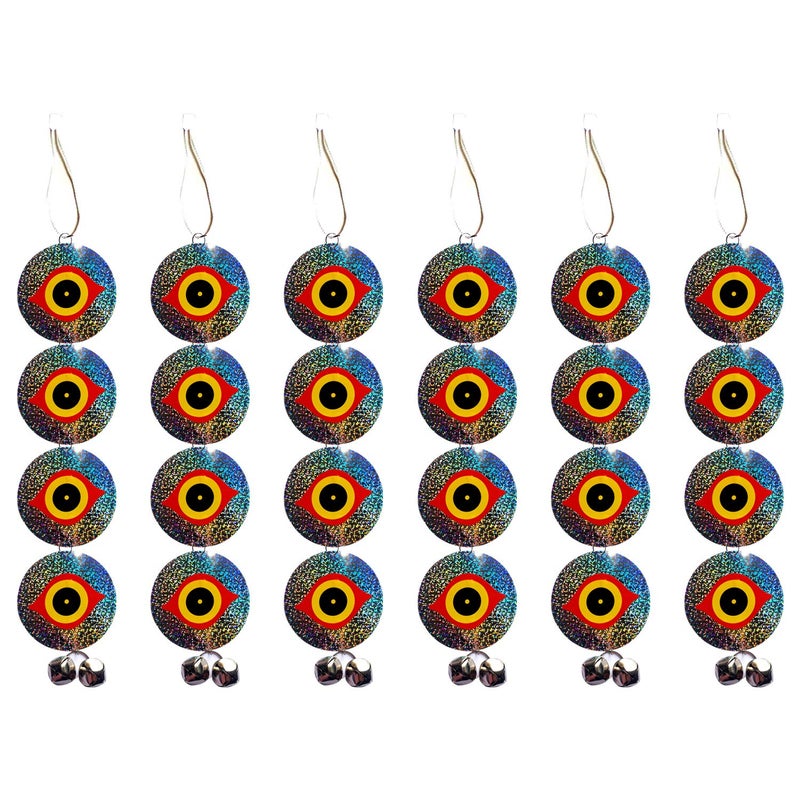 SLMEN Bird Reflective DevicesScare Bird Away  WindDriven Bird Away Device Birds Scare Discs for Home Garden DoubleSided Bird Scare Control DevicesKeep All Birds Away 