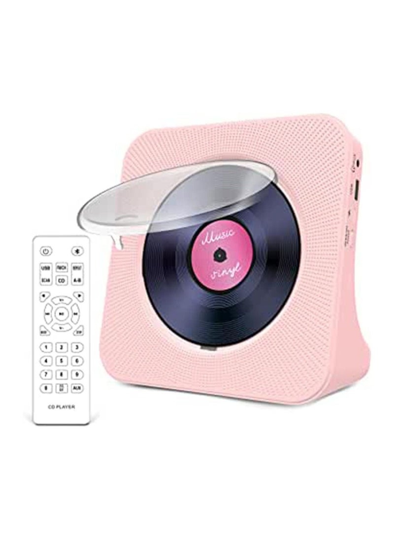 Arabest - Portable CD Player with Bluetooth: 4000mAh Rechargeable Kpop Music Player with HiFi Speaker,Remote Control,LCD Display,Sleep Timer,Headphone Jack, Supports CD/Bluetooth/FM Radio/U-Disk/AUX - Image 1