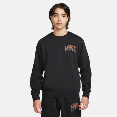 Nike Men's Club Fleece Long-Sleeve Sweatshirt
