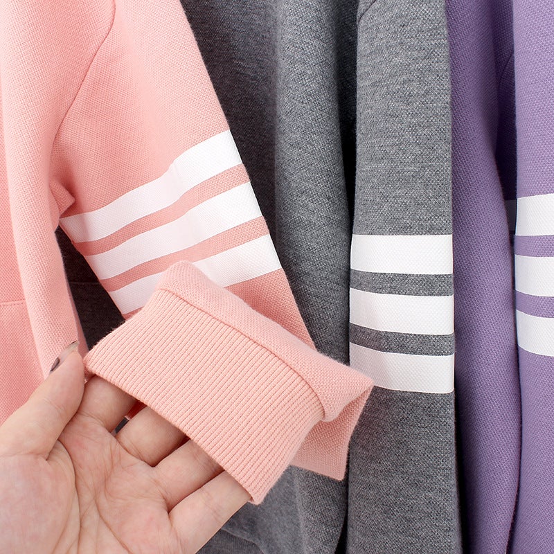 Spring Korean Version Of The New Girls Zipper Coat In The Big Children'S Trendy Sports Top Children'S Hooded Coat - Image 5