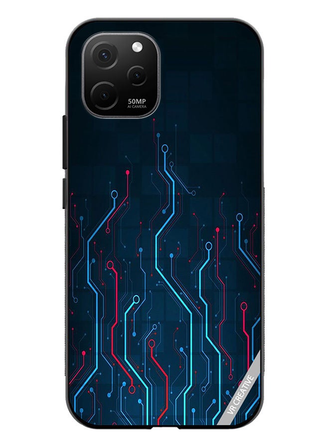 VR CREATIVE Protective Case Cover For Huawei Nova Y61 Electronic Circuit Boards_ Design Multicolour - Image 1