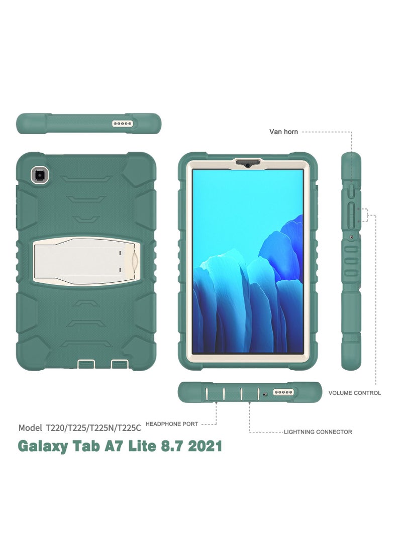 GULFLINK Gulflink Back Cover Protect Case for SAMSUNG Tab A7 lite T220/T225/T225N/T225C/T227U 8.7 inch emerald green - Image 3