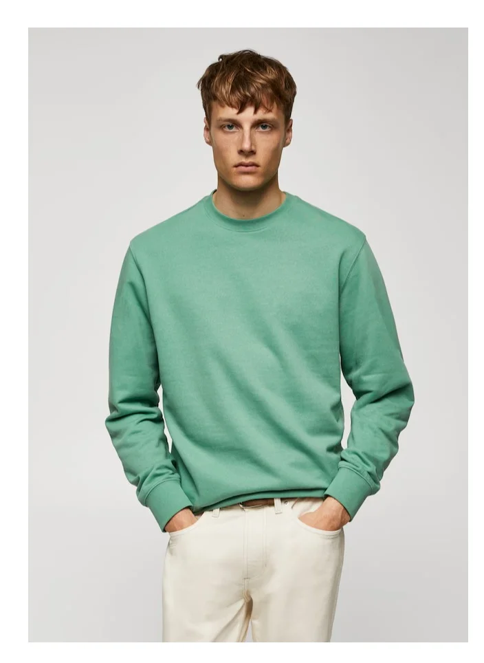 Mango Man Essential Nole Crew Neck Sweatshirt