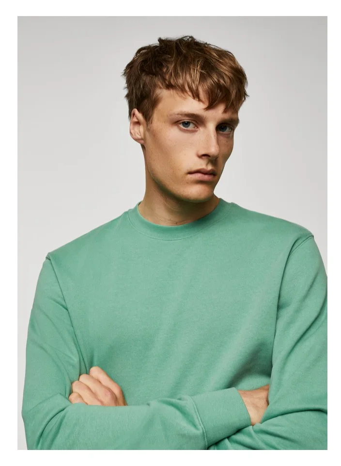 Mango Man Essential Nole Crew Neck Sweatshirt