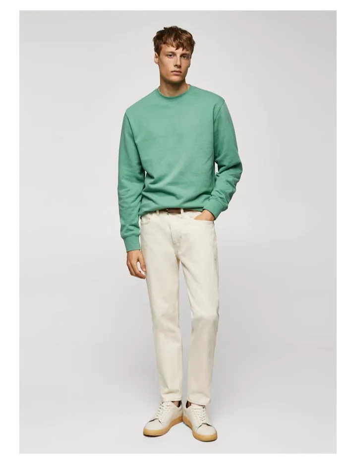 Mango Man Essential Nole Crew Neck Sweatshirt
