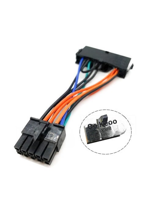 Generic Lenovo 24P to 12P Power Conversion Cable 24p to 10p 
