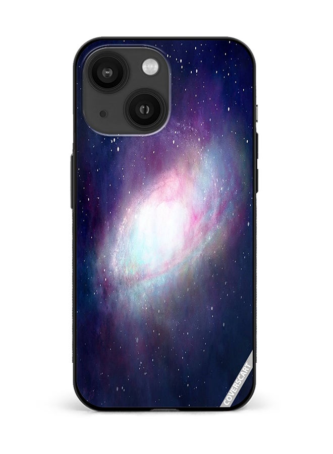 Protective Case Cover For Apple iPhone 13 White Ray Design Multicolour