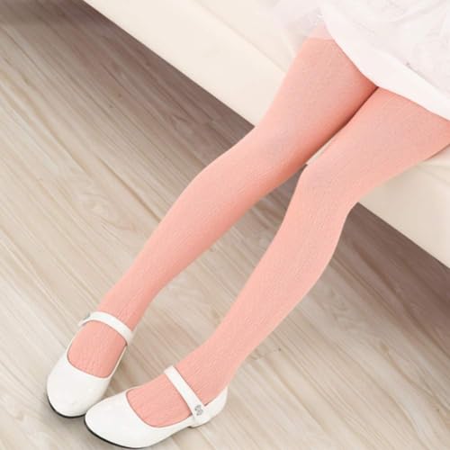 Ehdching 5 Pack Baby Toddler Girls Children Cable Knit Cotton Tights Leggings Stocking Pants (Wine Red,Pink,White,Black,Grey, M(4-6 Years)) - Image 4