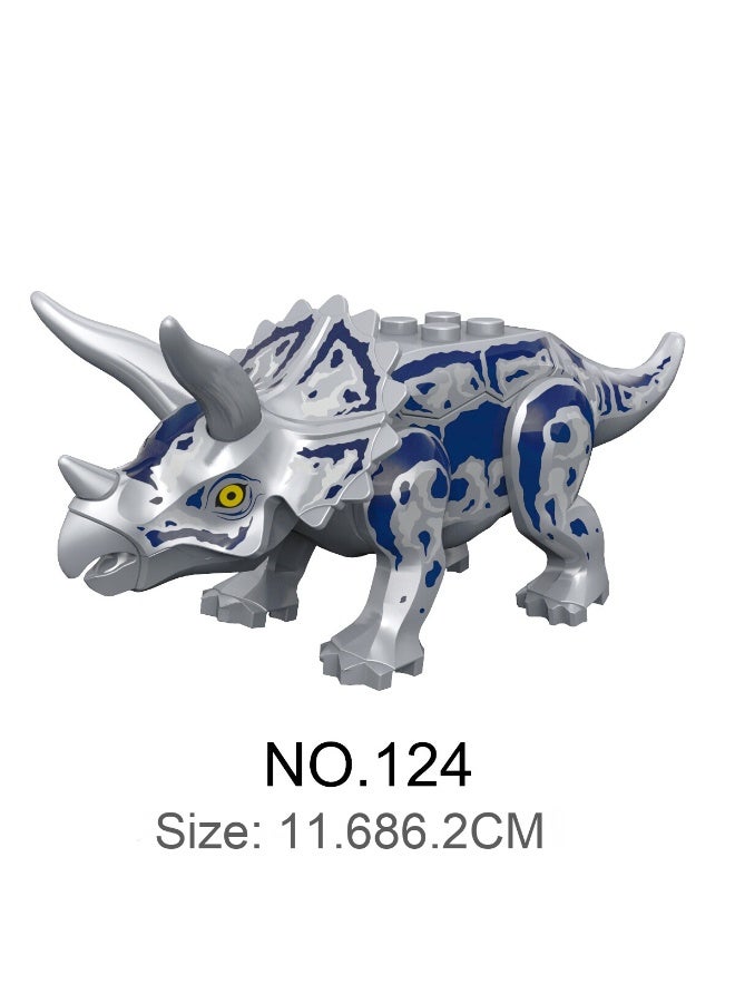 NIBEMINENT Mini Jurassic Dinosaur Building Blocks Toy - Ankylosaurus Assembly Educational Toy