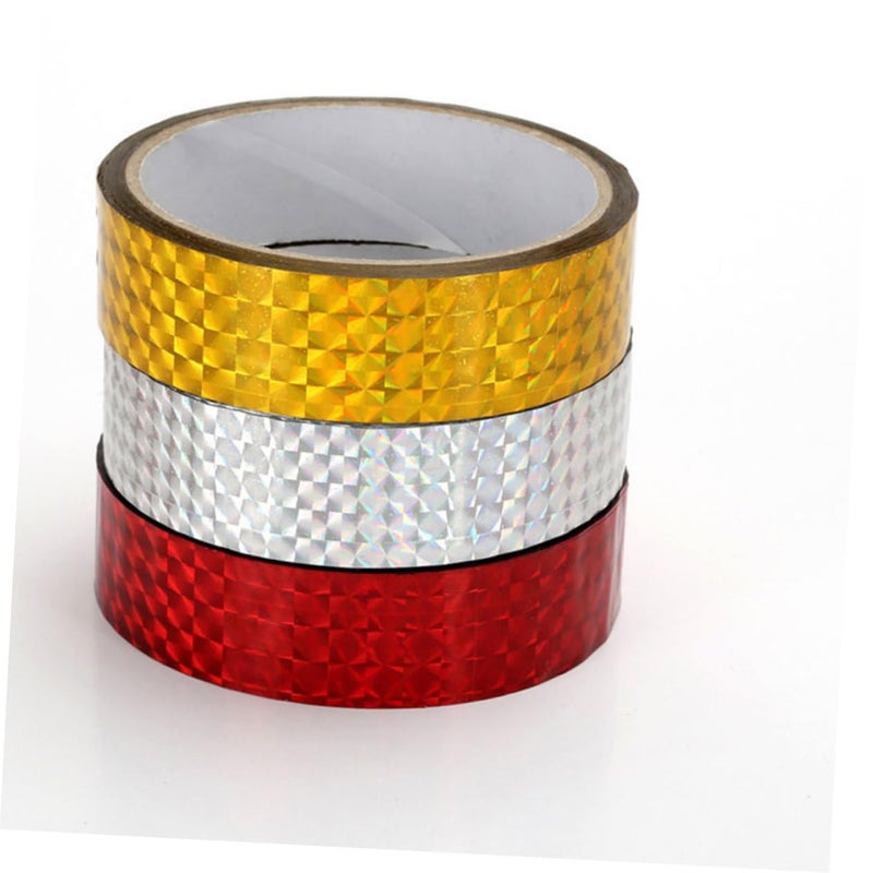 Angoily 6 Rolls Holographic Sticky Tape 3000cm Purple Scrapbooking Craft Decor - Image 5