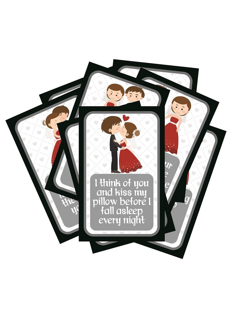 Syga SYGA Set of 8 Love Story Romantic Love Cards - Birthday, Anniversary Gift, pre Wedding Photo Shoot, Post Wedding Photoshoot  - Image 1