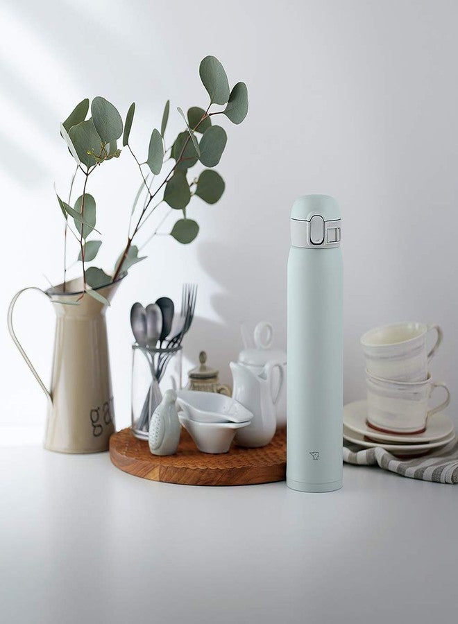 Zojirushi SM-WA60-HL One-Touch Stainless Steel Mug, Seamless, 2.3 gal (0.60 L), Ice Gray - Image 3