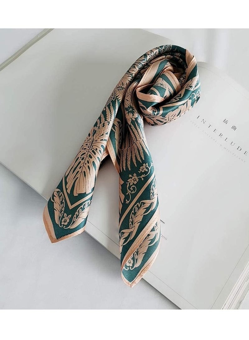 KASTWAVE Silk Scarf for Women, 100% Pure Mulberry Silk, KASTWAVE Thin Small Square Satin Head Scarf, Lightweight Hair Scarf for Sleeping, Neck decoration Summer Gifts 53.3 x 53.3CM(21" x 21") - Image 2