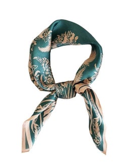 KASTWAVE Silk Scarf for Women, 100% Pure Mulberry Silk, KASTWAVE Thin Small Square Satin Head Scarf, Lightweight Hair Scarf for Sleeping, Neck decoration Summer Gifts 53.3 x 53.3CM(21" x 21")  - Image 1