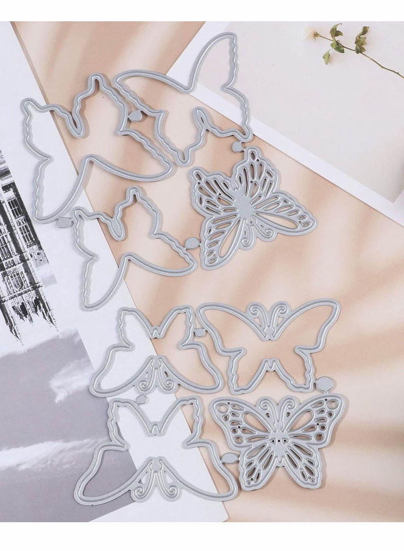 SYOSI Butterfly Cutting Die Set, 3D Metal Carbon Steel Embossing for Card Making, DIY Scrapbook Craft Decoration (2 Pcs) - Image 4