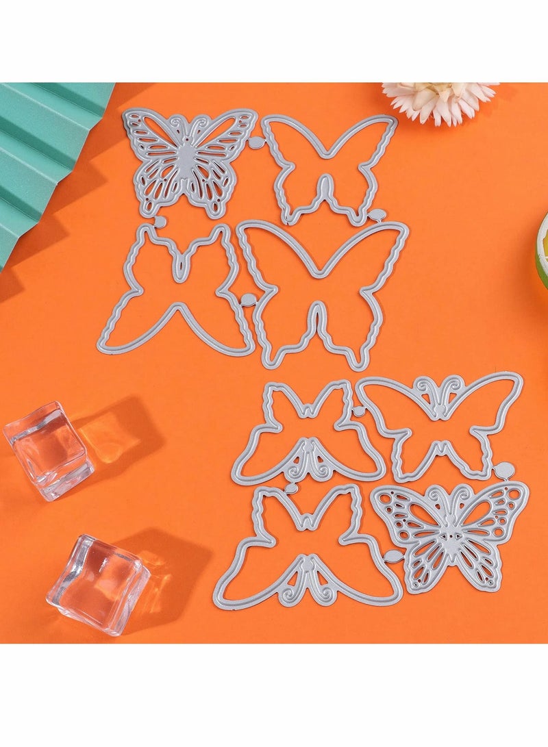 SYOSI Butterfly Cutting Die Set, 3D Metal Carbon Steel Embossing for Card Making, DIY Scrapbook Craft Decoration (2 Pcs) - Image 3