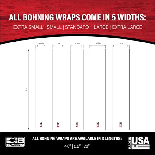 Bohning 7" Solid Wrap 7" Neon Orange Standard Arrow Wrap, 12pk - Image 2