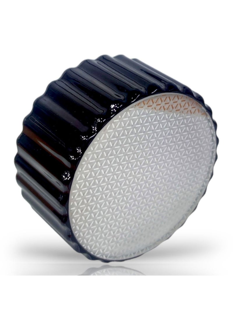 كريستالة ازالة الشعر ومبرد للاظافر و الجلد الميت 3×1 السحرية ، كريستالة ازالة الشعر بدون الم للرجال و النساء ، قابلة لاعادة الاستخدام و خفيفة الوزن و سهلة الاستخدام و بحجم مناسب للتنقل (اسود) - Image 1