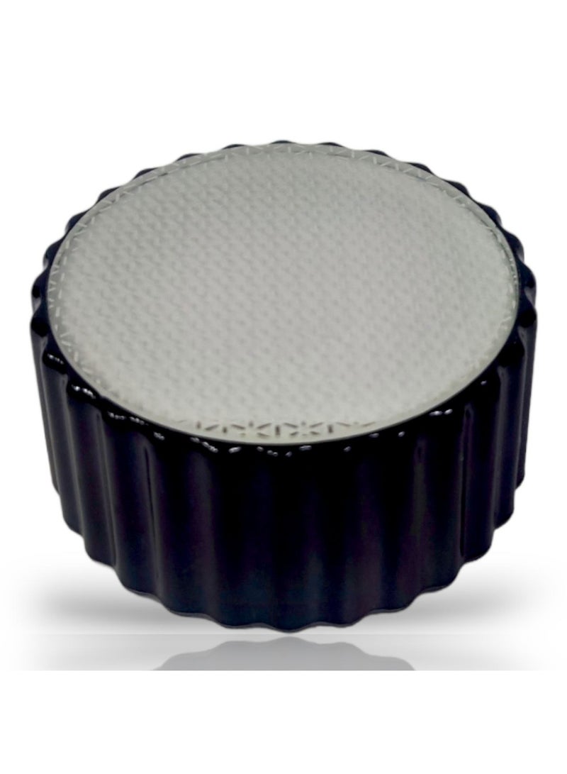 كريستالة ازالة الشعر ومبرد للاظافر و الجلد الميت 3×1 السحرية ، كريستالة ازالة الشعر بدون الم للرجال و النساء ، قابلة لاعادة الاستخدام و خفيفة الوزن و سهلة الاستخدام و بحجم مناسب للتنقل (اسود) - Image 3