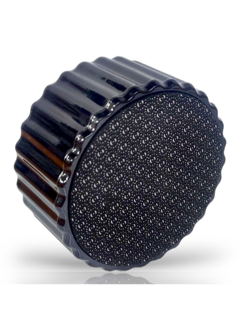 كريستالة ازالة الشعر ومبرد للاظافر و الجلد الميت 3×1 السحرية ، كريستالة ازالة الشعر بدون الم للرجال و النساء ، قابلة لاعادة الاستخدام و خفيفة الوزن و سهلة الاستخدام و بحجم مناسب للتنقل (اسود) - Image 2