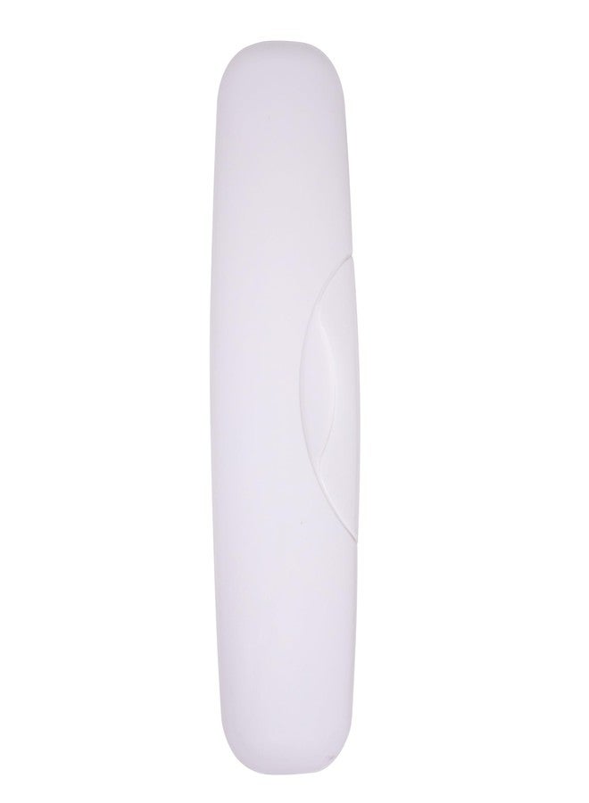 RADIUS Toothbrush Original Big Brush, BPA Free ADA Accepted - Left Hand - White Brush with White Case - Image 2