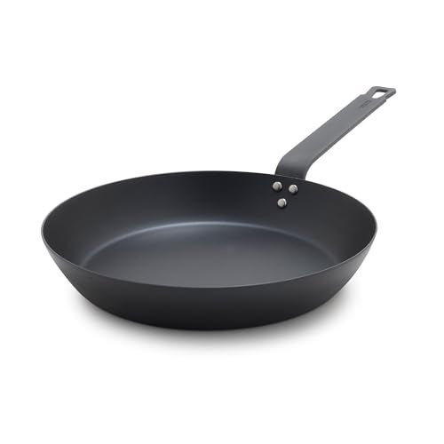 GreenPan x Bobby Flay 10 Carbon Steel Frying Pan Skillet PreSeasoned Ready to Use Nontoxic PFASFree Induction Compatible High Heat Oven Safe Durable Cookware Cast Iron Alternative - Image 1