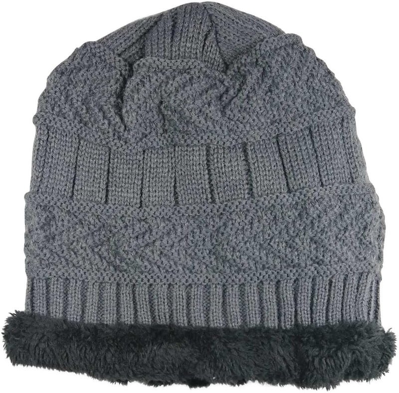 HINDAWI Winter Beanie Hat for Boys Girls (5-14 Years) Slouchy Beanie Windproof Warm Knit Kids Skull Cap - Image 2