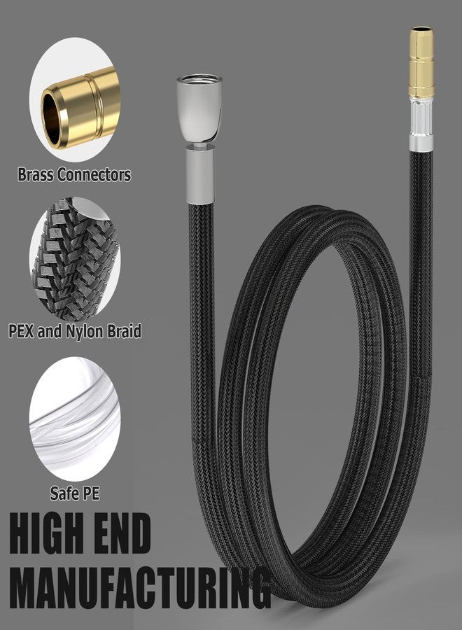 Ancable Replacemnet Hose Kit for Kohler Pull-Down Kitchen Faucet, K-1219935-BC 67-Inch Bright Chrome Finish Kohler Pull-Out Kitchen Faucet Hose Part K-1304674-BC - Image 2