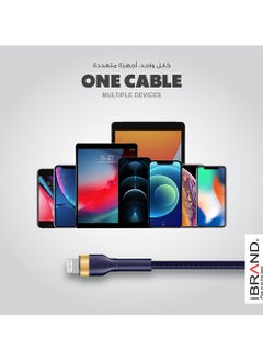 IBRAND Fast Charging USB Lightning Cable 100cm (Black)  - Image 5
