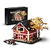 Nifeliz Red Barn Building Set for Adults Vintage Countryside Style Model Toy for Display and Home Dcor Highly Detailed House Collectible Gift 3507 PCS NF10314 - Image 2