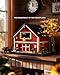 Nifeliz Red Barn Building Set for Adults Vintage Countryside Style Model Toy for Display and Home Dcor Highly Detailed House Collectible Gift 3507 PCS NF10314 - Image 4