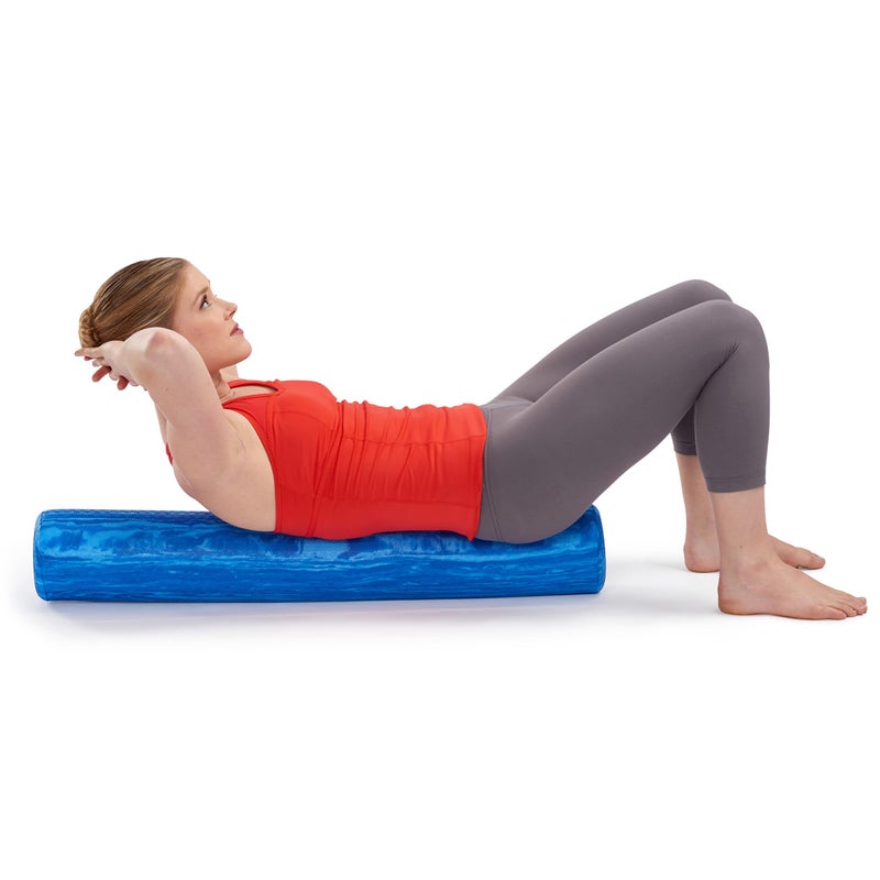 OPTP PRO-Roller Soft Density Foam Roller â€“ Low Density Soft Foam Roller for Physical Therapy, Pilates, Yoga Foam Roll Exercises, and Muscle Recovery- Blue 36" x 6" - Image 5