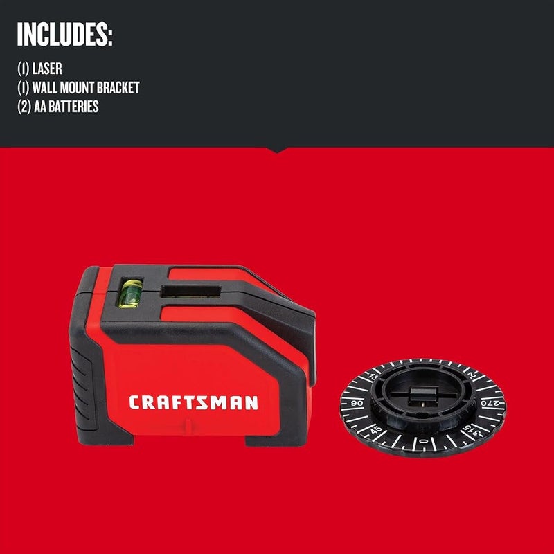 CRAFTSMAN Laser Level, 10-foot Range (CMHT77634) - Image 2