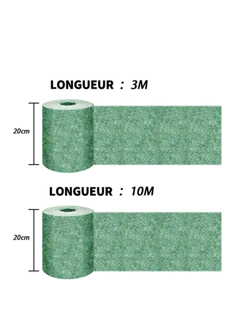 Excefore Biodegradable Grass Seedling Mat, Year Round Green, Biodegradable Grass Seed Mat Rolls, Help Plant Growth and Germination Planting Mat, Heat Insulation, Moisturizing  - Image 5