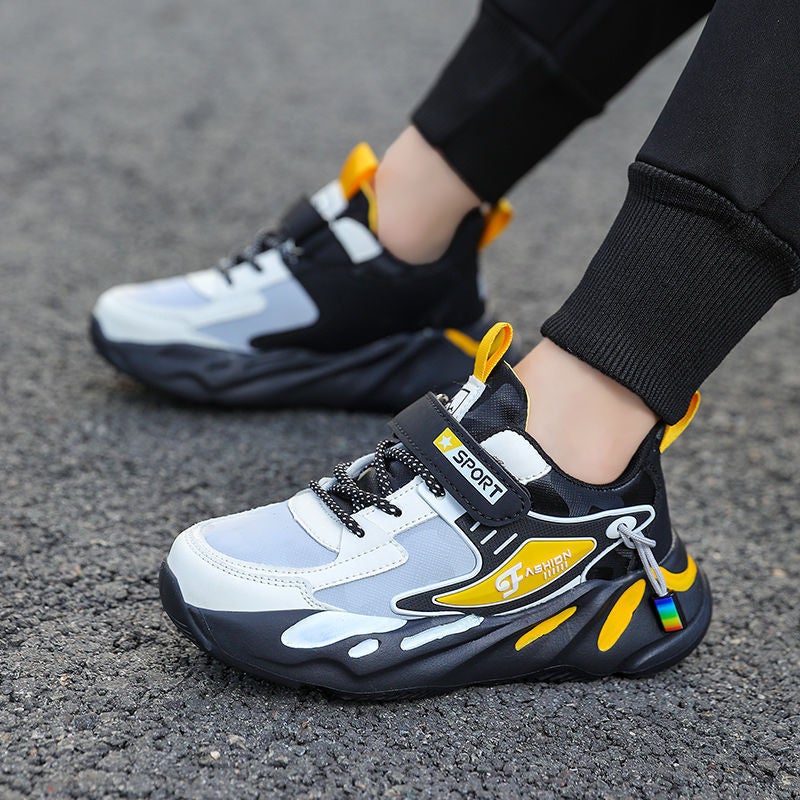 Mesh Sneakers Lightweight Flexible Sole Walking Shoes For Kids Indoor And Outdoor Activities - Image 1