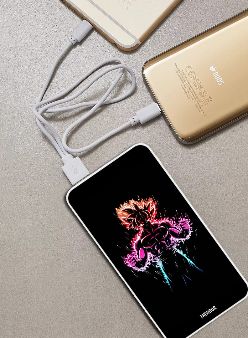 Theodor 10,000 mAh Super Fast Charging Ultra Compact Power Bank with Quick Charge & Power Delivery, Portable Charger For iPhone and Android The Anime Dragon Ball 2 - Image 2