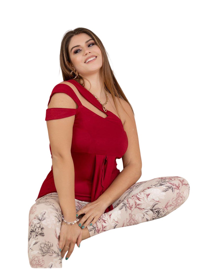 بيجامة صيفي حمالات خامة قطن للنساء  - Image 2