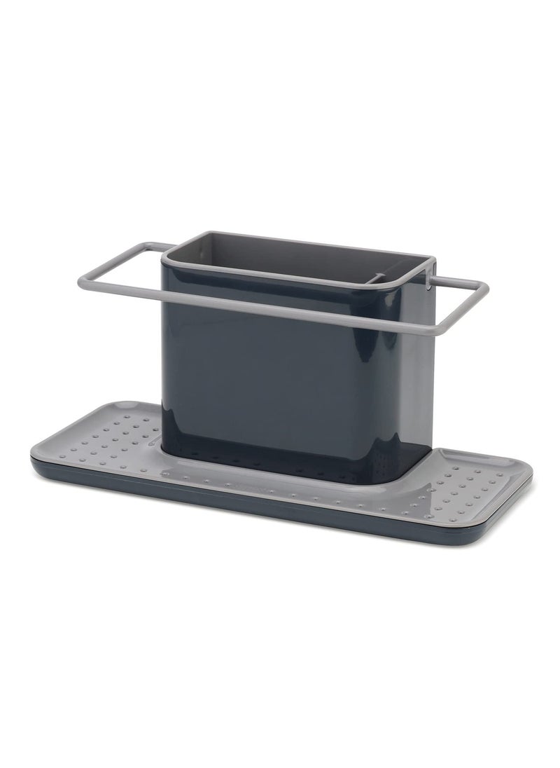 Joseph Joseph Joseph Joseph Plastic 85070 Sink Caddy Kitchen Sink Organizer Sponge Holder Dishwasher-Safe, Large, Gray  - Image 2