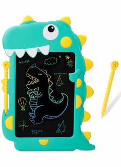 Y&D LCD Writing Tablet for Kids, Portable Electronic Drawing Board, Cute Dinosaur Shape Pad, 8.5 Inch Light with Lock Function Erasable Doodle Gift Boy Girl  - Image 1
