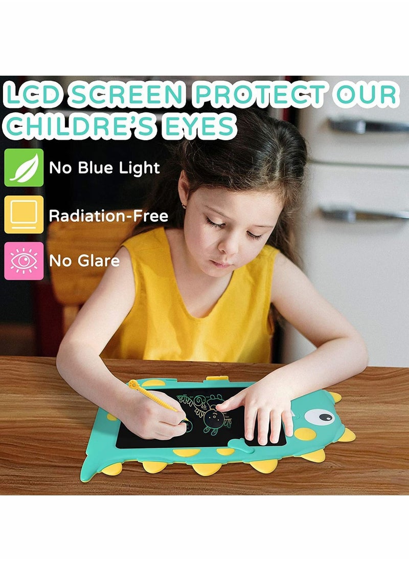 Y&D LCD Writing Tablet for Kids, Portable Electronic Drawing Board, Cute Dinosaur Shape Pad, 8.5 Inch Light with Lock Function Erasable Doodle Gift Boy Girl  - Image 2