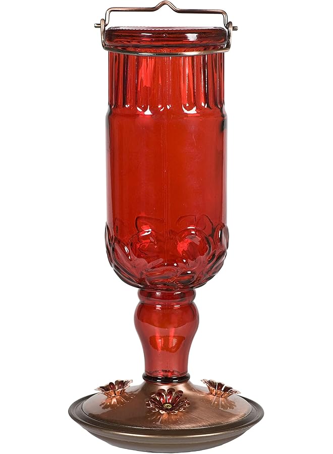 بيركي-بيت 8119 2 زجاجة حمراء عتيقة لتغذية الطائر الطنان - Image 1