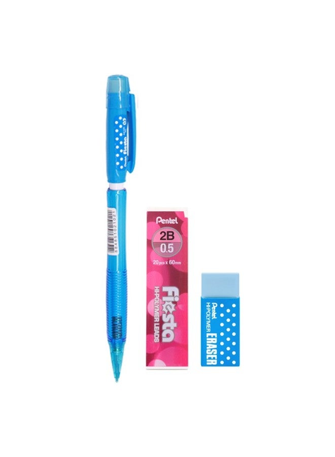 Pentel Automatic Pencil 0.5Mm For Students With Eraser And Lead Refills Txax105C Grape Purple - Image 3