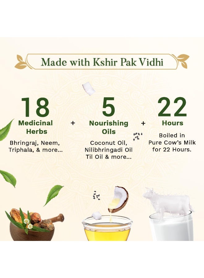 سيسا زيت الشعر الأيورفيدي سيسا 200 مل + شامبو طبي أيورفيدي 200 مل عبوة مشتركة للتحكم في تساقط الشعر وتغذية فروة الرأس ومساعدة نمو الشعر للرجال والنساء - Image 5