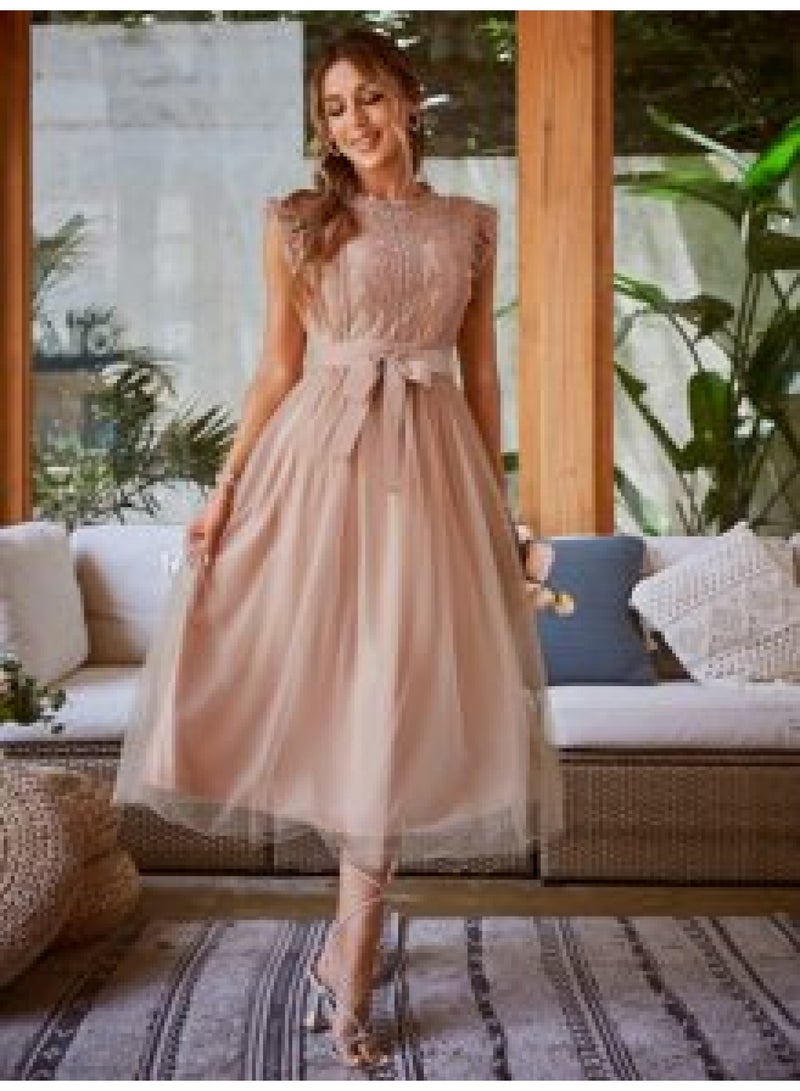 SIMPLEE Women's Summer Elegant DressLight & Comfortable Lightweight Cotton Blend Perfect for Outings 