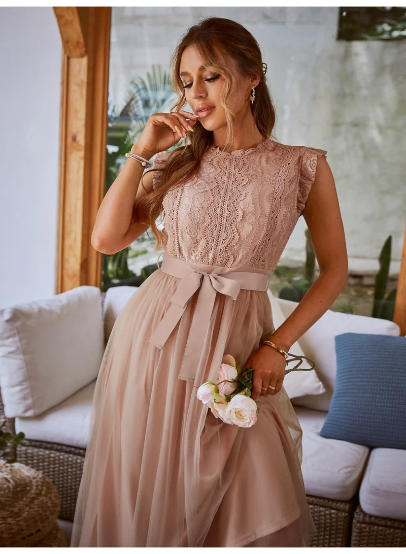 SIMPLEE Women's Summer Elegant DressLight & Comfortable Lightweight Cotton Blend Perfect for Outings