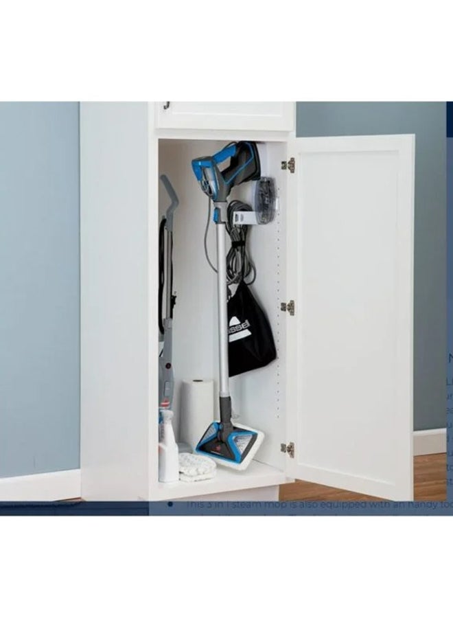 Bissell PowerFresh Slim Steam 3-in-1: Versatile Cleaning, On-Demand Steam Trigger, Multi-Surface Cleaning, Slim and Maneuverable, Suitable for All Hard Floors (Open box) 1500.0 W 2233E Titanium Blue - Image 3