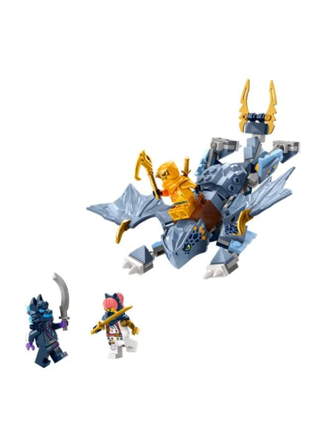 LEGO Ninjago Young Dragon Riyu Toy Playset With 3 Ninja Minifigures For Independent Play, Buildable Model And Adventure Set For Kids, Gift Idea For Boys And Girls Aged 6 Years Old And Over (132 Pieces) 71810